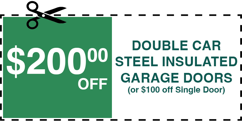 200 off garage door repair Bedford Hills